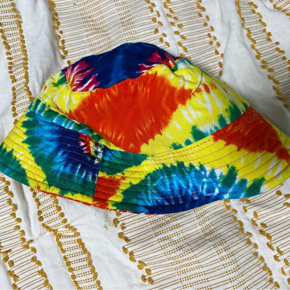 Colorful Tie-Dye Kids Bucket Hat
